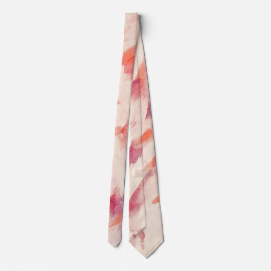 Rosa und Orange Krawatte (Rückseite)