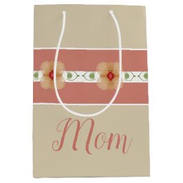 Rosa und orange mittlere geschenktüte