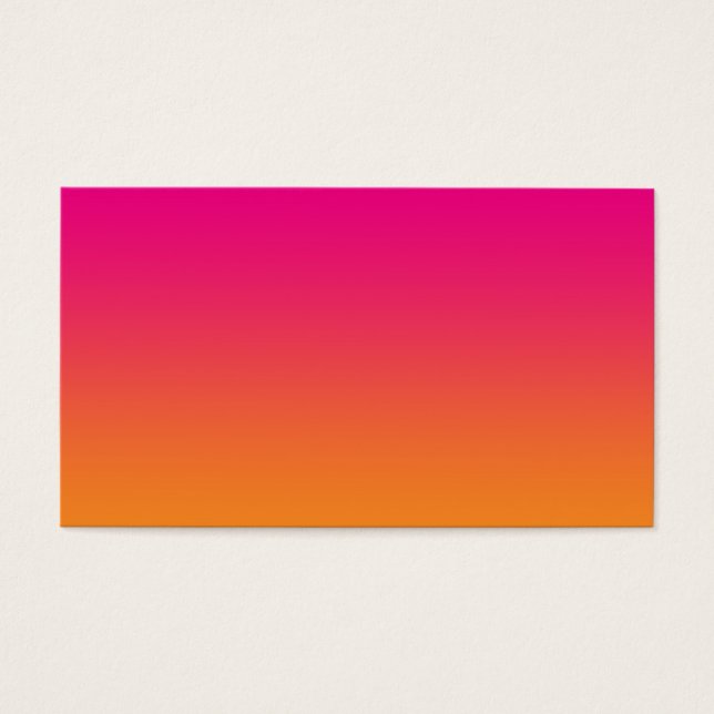 Rosa und Orange Ombre (Vorderseite)