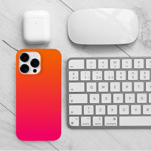 Rosa und Orange Ombre Case-Mate iPhone Hülle