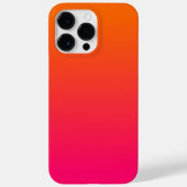 Rosa und Orange Ombre Case-Mate iPhone Hülle (Rückseite)