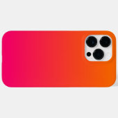 Rosa und Orange Ombre Case-Mate iPhone Hülle (Rückseite (Horizontal))