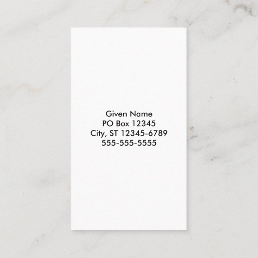 Rosa und Orange Ombre Visitenkarte (Rückseite)