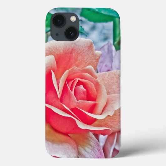 Rosa und orange Rose Case-Mate iPhone Hülle (Rückseite)