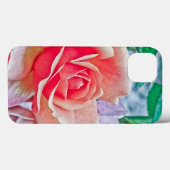 Rosa und orange Rose Case-Mate iPhone Hülle (Rückseite (Horizontal))
