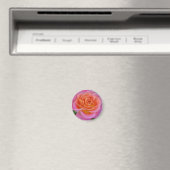 Rosa und orange Rose Magnet (In Situ (Geschirrspüler))