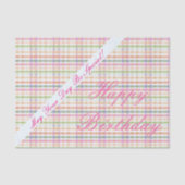 Rosa und Orange Seidenpapier (Vorderseite)