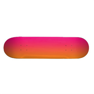 Rosa und Orange Skateboard