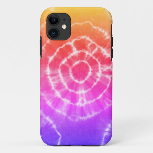 rosa und orange-trendy Farbmuster Case-Mate iPhone Hülle (Rückseite)