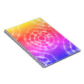 rosa und orange-trendy Farbmuster Notizblock (Rechte Seite)