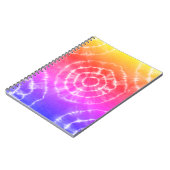 rosa und orange-trendy Farbmuster Notizblock (Linke Seite)