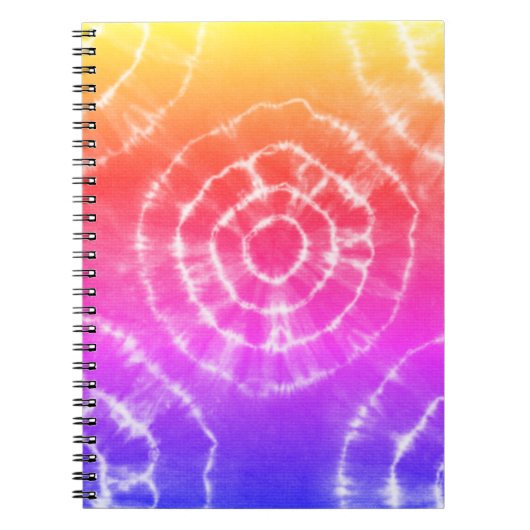 rosa und orange-trendy Farbmuster Notizblock (Vorderseite)