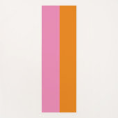 Rosa und orange Yoga Mat Yogamatte (Vorderseite)