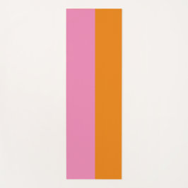 Rosa und orange Yoga Mat Yogamatte