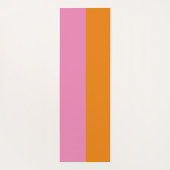 Rosa und orange Yoga Mat Yogamatte (Rückseite)