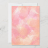 Rosa und orangefarbene Karte (Vorderseite)