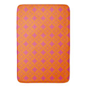Rosa und orangefarbene Shippo Badematte (Vorderseite Vertikal)