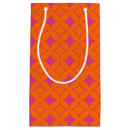 Rosa und orangefarbene Shippo Kleine Geschenktüte