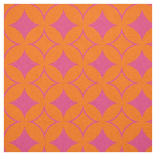 Rosa und orangefarbene Shippo Stoff (Muster)