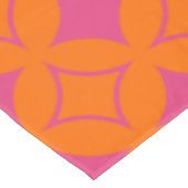Rosa und orangefarbene Shippo Tischdecke (Schrägansicht)
