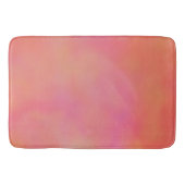 Rosa und orangefarbene Wolke abstrakt Badematte (Vorderseite)