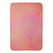 Rosa und orangefarbene Wolke abstrakt Badematte (Vorderseite Vertikal)