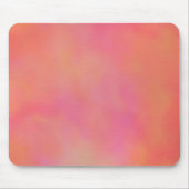 Rosa und orangefarbene Wolke abstrakt Mousepad (Vorne)
