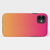 Rosa und orangefarbener Farbverlauf Case-Mate iPhone Hülle (Rückseite (Horizontal))