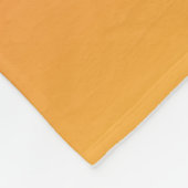 Rosa und orangefarbener Farbverlauf Fleecedecke (Ecke)