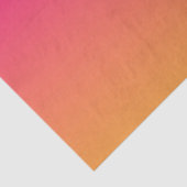 Rosa und orangefarbener Farbverlauf Seidenpapier (Ausschnitt)
