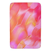 Rosa und orangefarbener Fels Badematte (Vorderseite Vertikal)