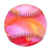 Rosa und orangefarbener Fels Baseball (Vorderseite)