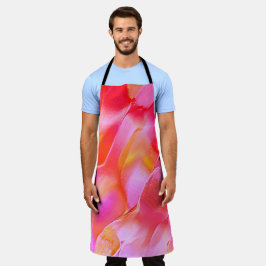 Rosa und orangefarbener Fels Schürze