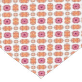 Rosa und orangefarbener Muster - Tischläufer (Ecke)