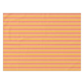 Rosa und orangefarbenes Muster Tischdecke (Vorderseite (Horizontal))