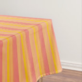 Rosa und orangefarbenes Muster Tischdecke (Beispiel)