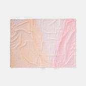 Rosa- und Orangenfarben Fleecedecke (Vorderseite (Horizontal))