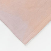 Rosa- und Orangenfarben Fleecedecke (Ecke)