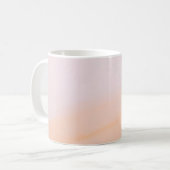 Rosa- und Orangenfarben Kaffeetasse (Vorderseite Links)