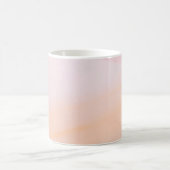 Rosa- und Orangenfarben Kaffeetasse (Mittel)