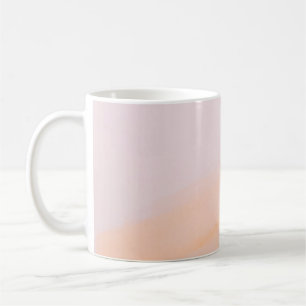 Rosa- und Orangenfarben Kaffeetasse