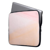 Rosa- und Orangenfarben Laptopschutzhülle (Vorderseite Links)