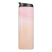 Rosa- und Orangenfarben Thermosbecher (Nach rechts gedreht)