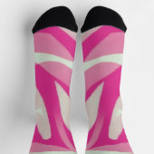 Rosa und Pastellfarben Kunst, Dichtung und Musik Socken (Oben)