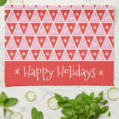 Rosa und Personalisierte Retro Küchentücher (Gefaltet)