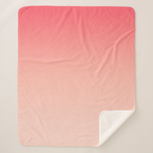 Rosa und Pfirsich-Verlauffarbe Hintergrund Sherpadecke