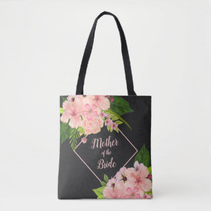 Rosa und Pfirsichblütenmutter der Braut Tasche