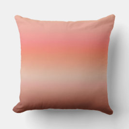 rosa und pfirsichfarbene Gefälle Kissen