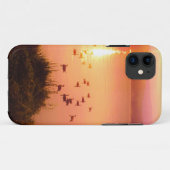 Rosa und pfirsichfarbene Seeufer Case-Mate iPhone Hülle (Rückseite (Horizontal))