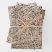 Rosa und Rock Face Variation Geschenkpapier Set (Beispiel)